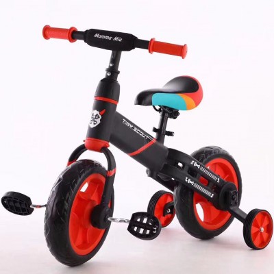 妈妈咪呀 JL-102多功能儿童三轮车自行车 儿童平衡车